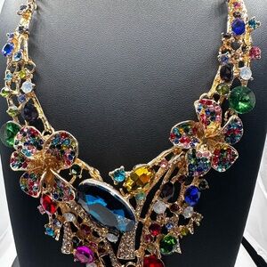Elegant Multicolor Statement Necklace